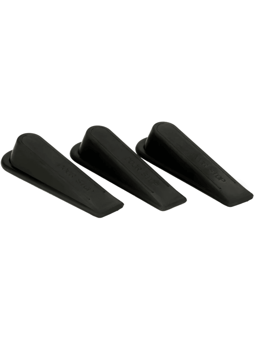 Black Metal Wedge Door Stopper (1)