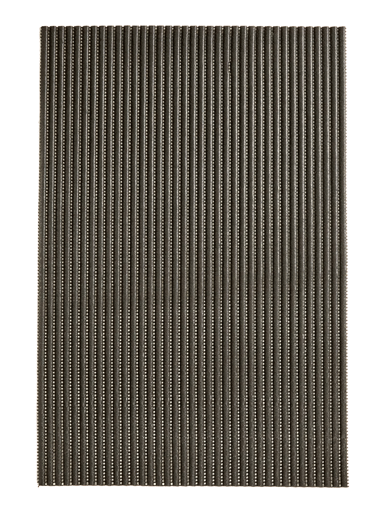 Black Non-Slip Ribbed Utility Mat (1)