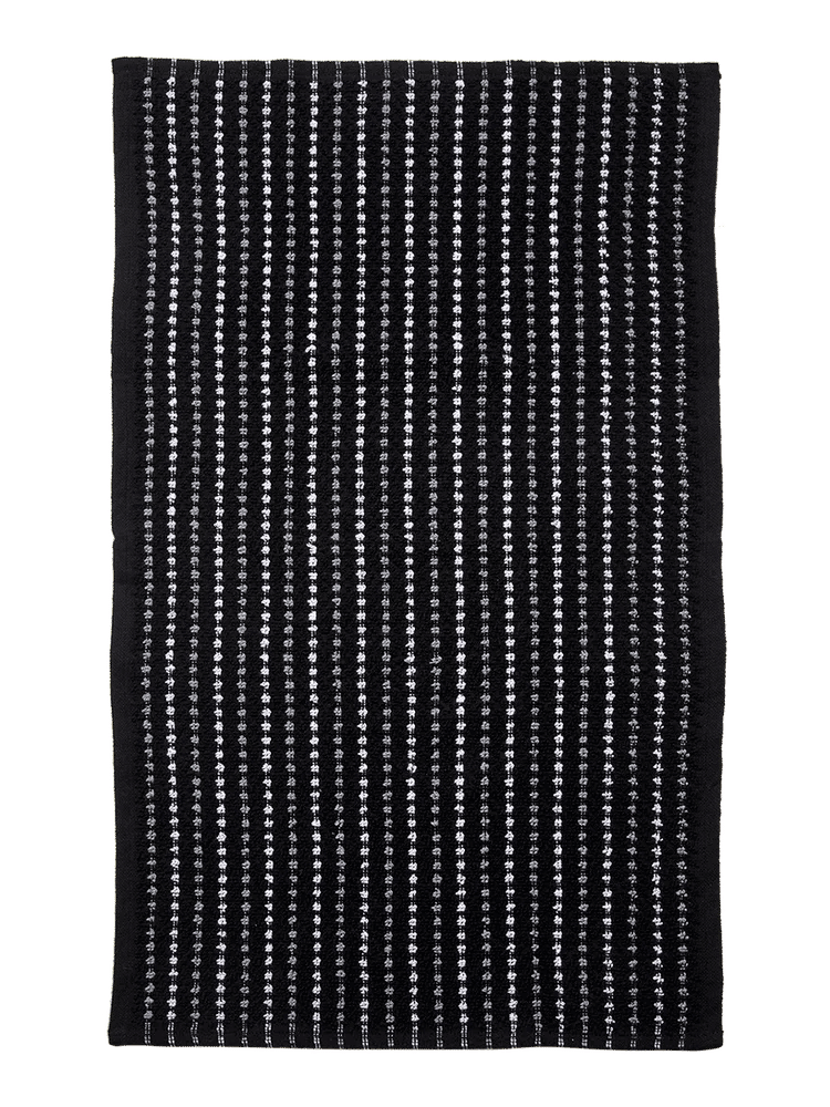 Black Dotted Cotton Dishcloth