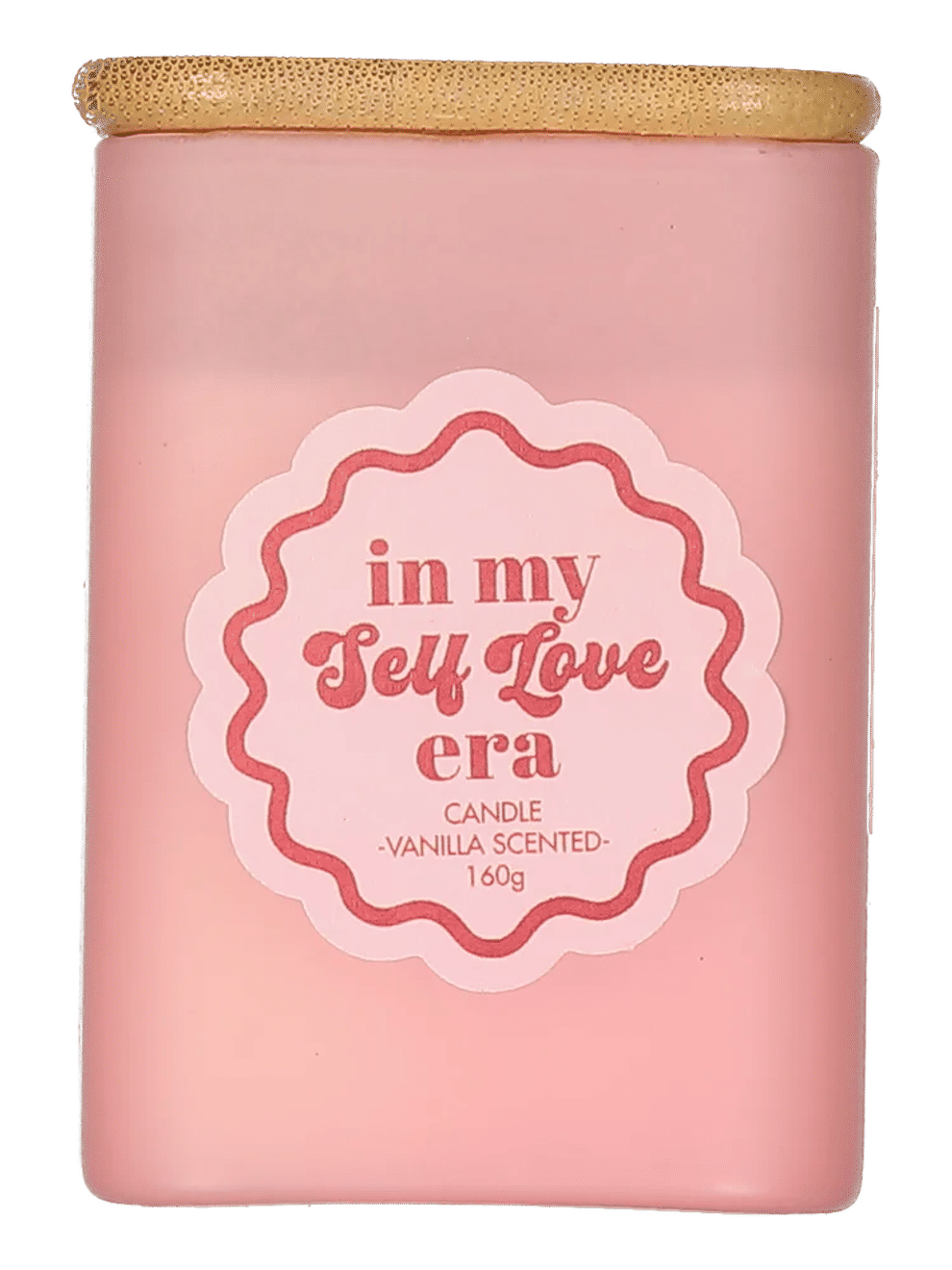 Pink Vanilla Scent Candle