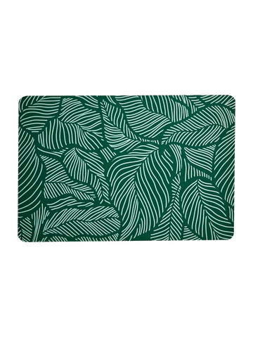 Green Leaf Pattern Door Mat