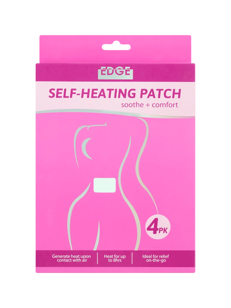 Edge 4 Pack Self-Heating Menstruation Patches