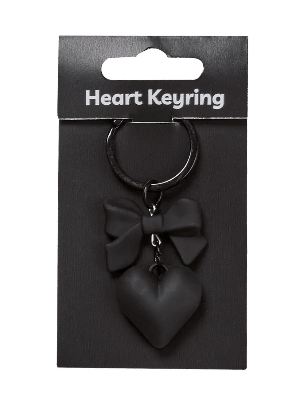 Pink Heart Bow Keyring