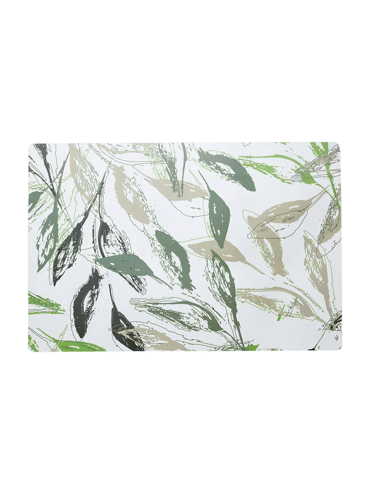 Green Herringbone Pattern Placemat (1)