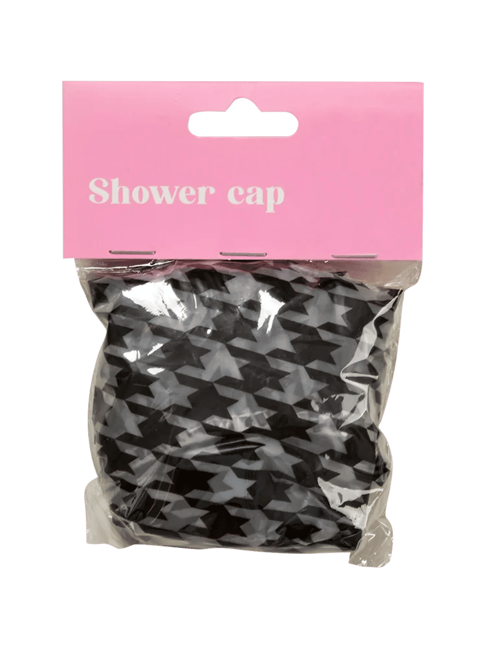 Houndstooth Shower Cap (2)