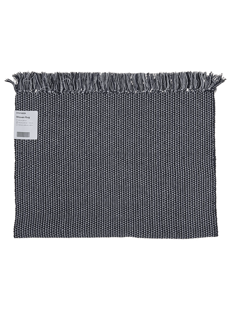 50x80cm Woven Cotton Blend Rug