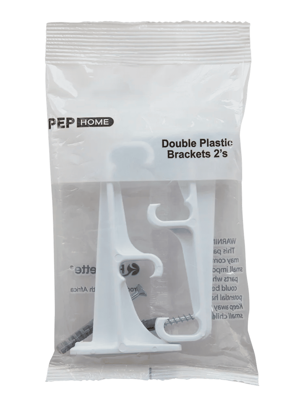 Double Plastic Curtain Bracket