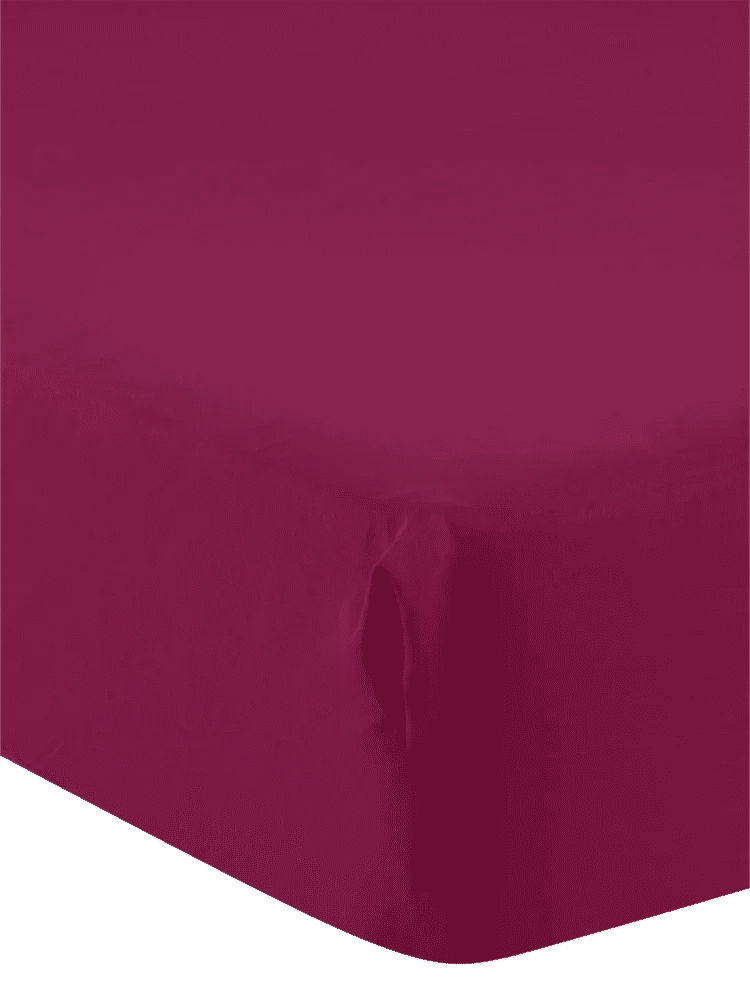 Double Bed Fitted Sheet Berry (2)