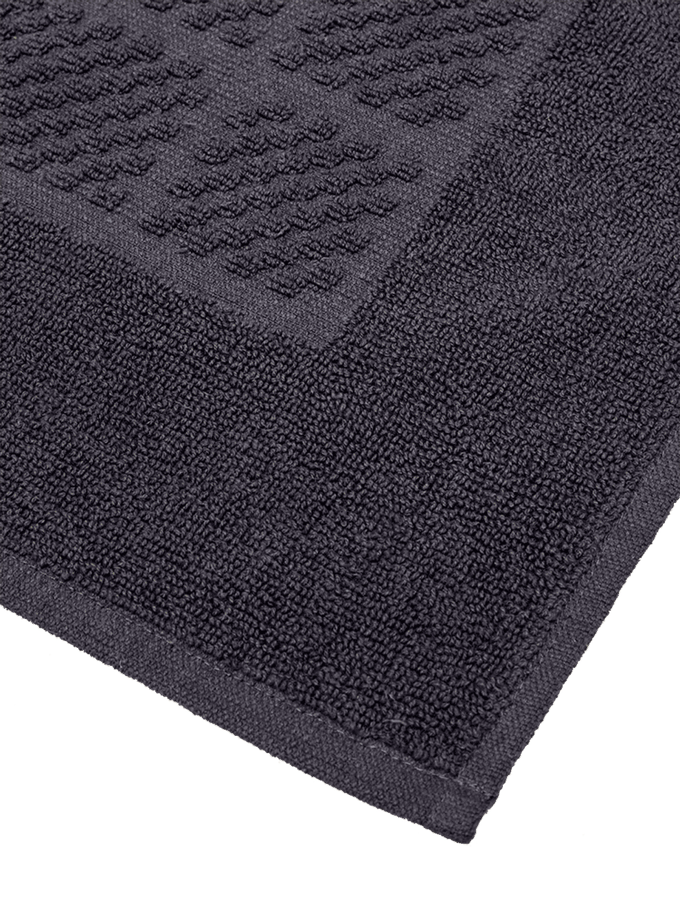 Charcoal Textured Bathroom Bath Mat (2)