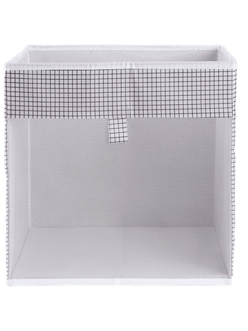 Dark Grey Grid Storage Box