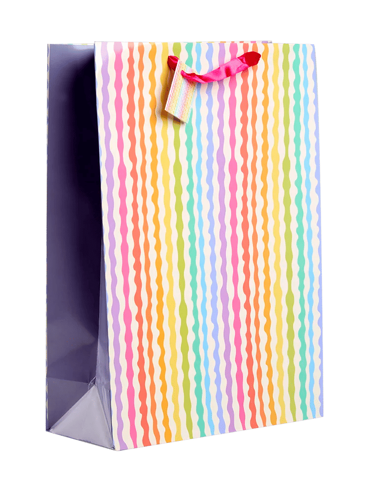 Striped Graphic Gift Bag (4)