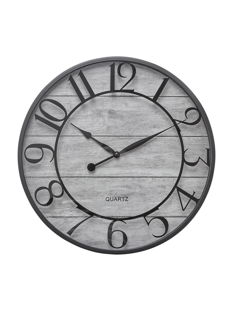 Rustic Round Decorative Wall Clock – PEP Online