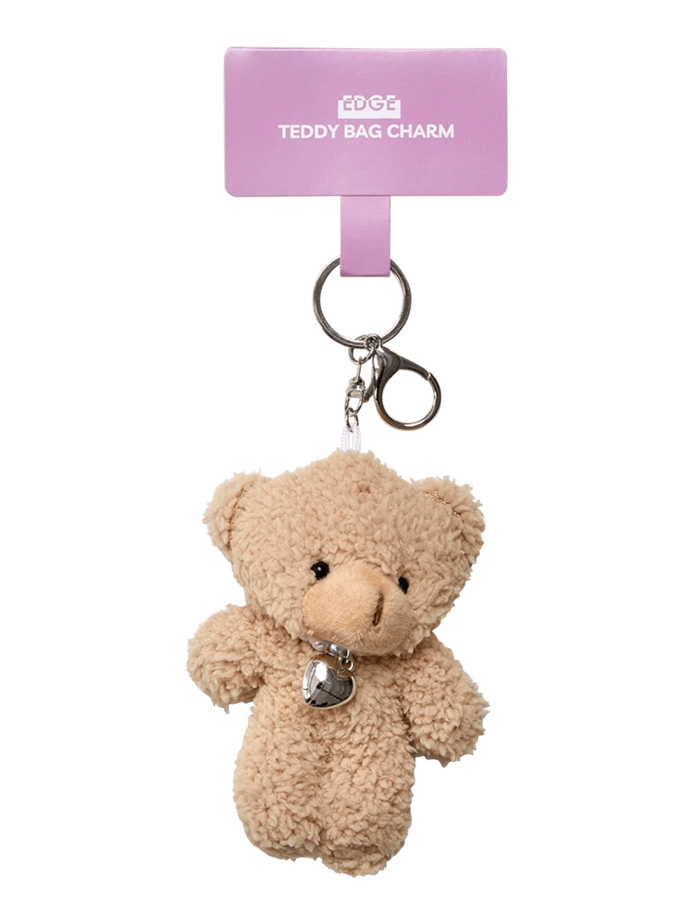 Fluffy Teddy Bear Bag Charm