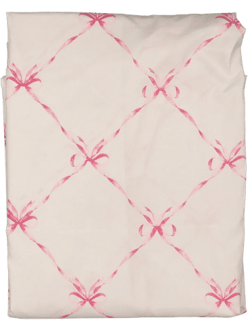 King Bed Bow Printed Fitted Sheet