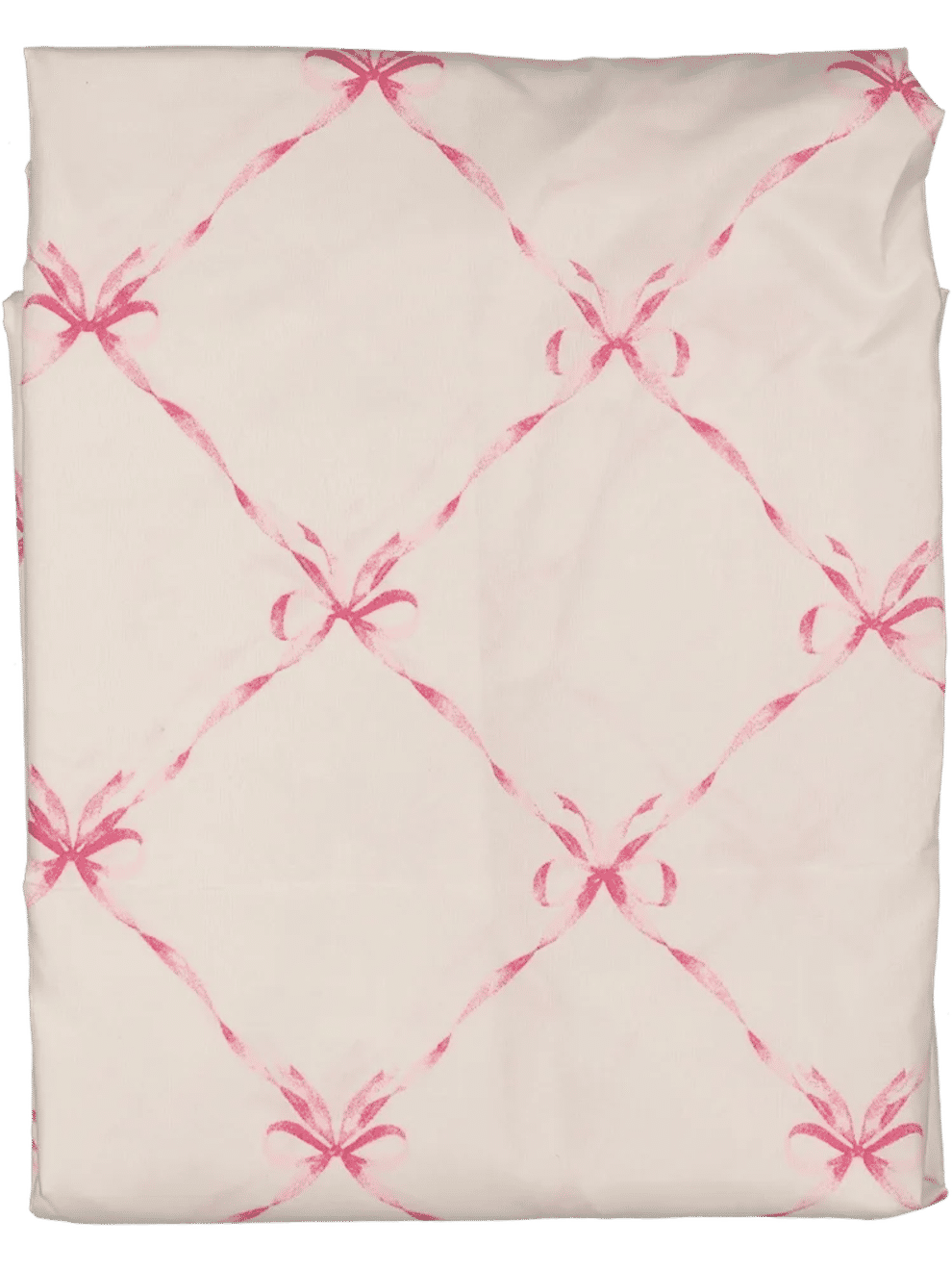 King Bed Bow Printed Fitted Sheet