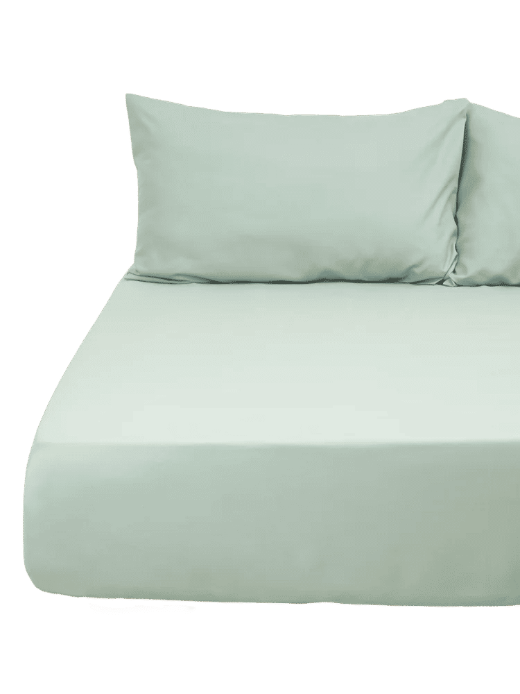Sage Green Three Quarter Fitted Sheet (2)