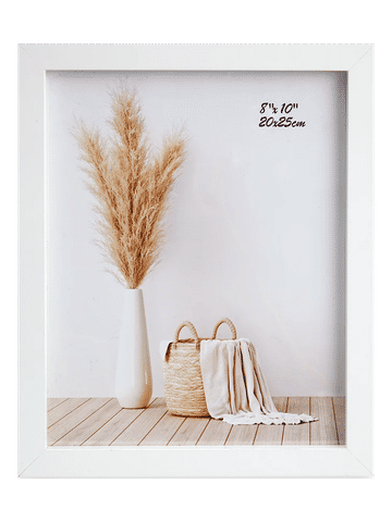 White Tabletop Display Picture Frame