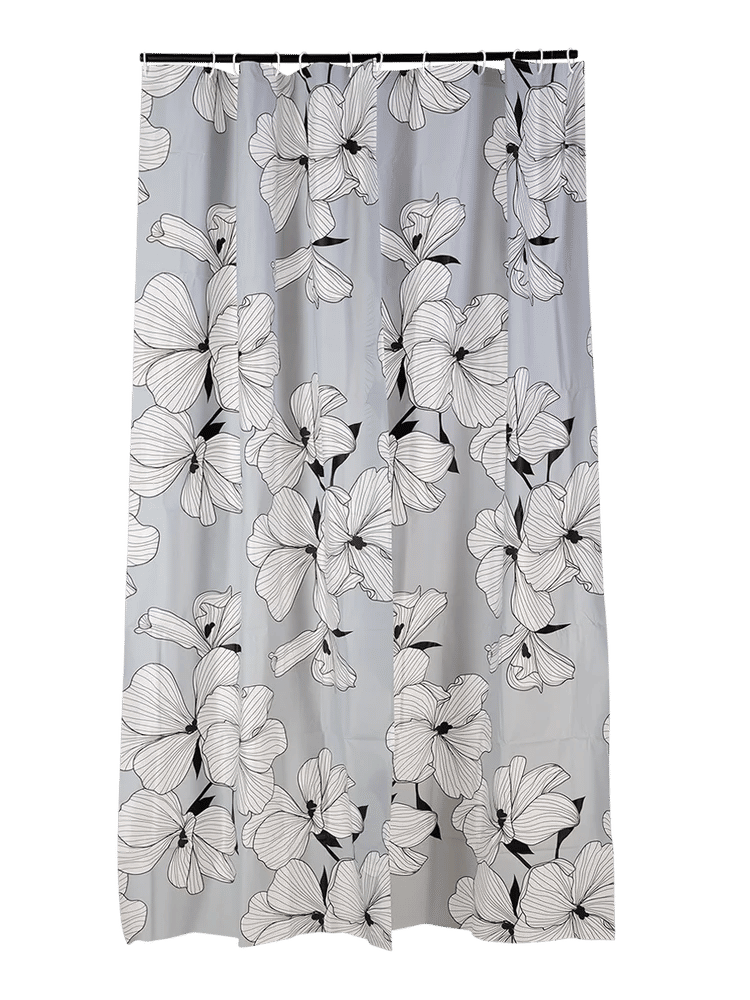 Printed Plastic Shower Curtain 178x200cm (1)