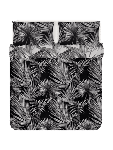 Lucia Leaf Print King Comforter
