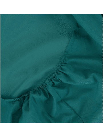 King Size Teal Fitted Bed Sheet