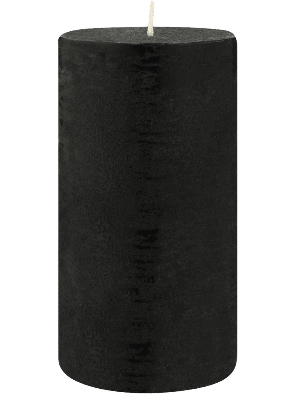 Large Black Pillar Candle