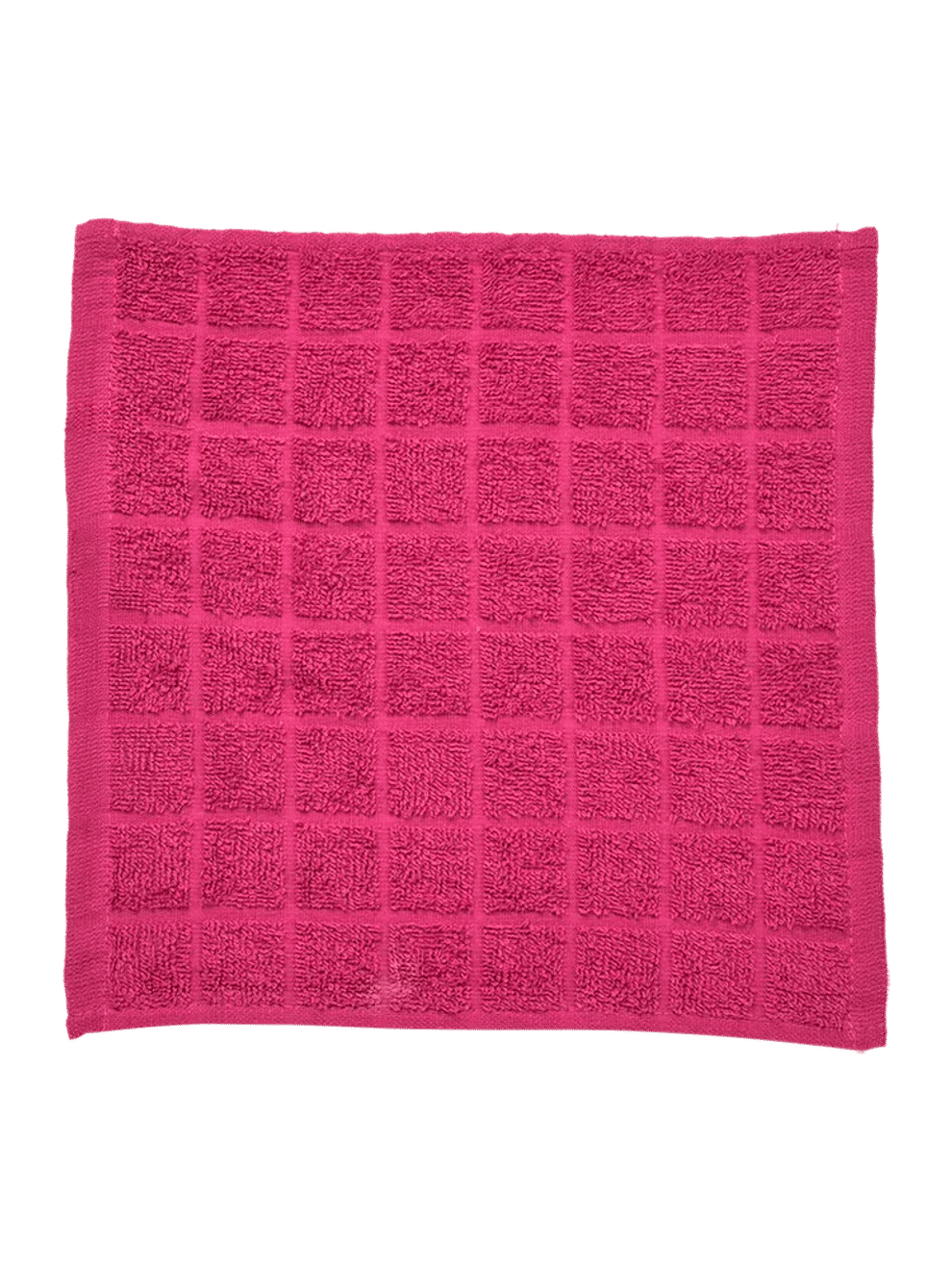 Pink Cotton Waffle Face Cloth