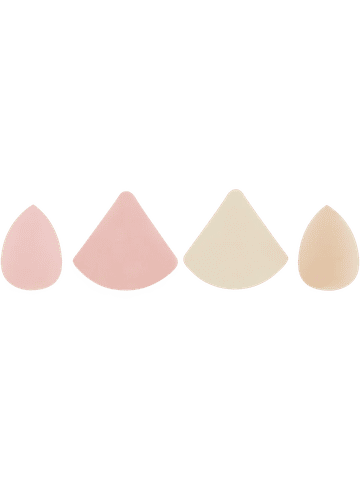 4 Piece Blending Sponge & Make-Up Puff Set