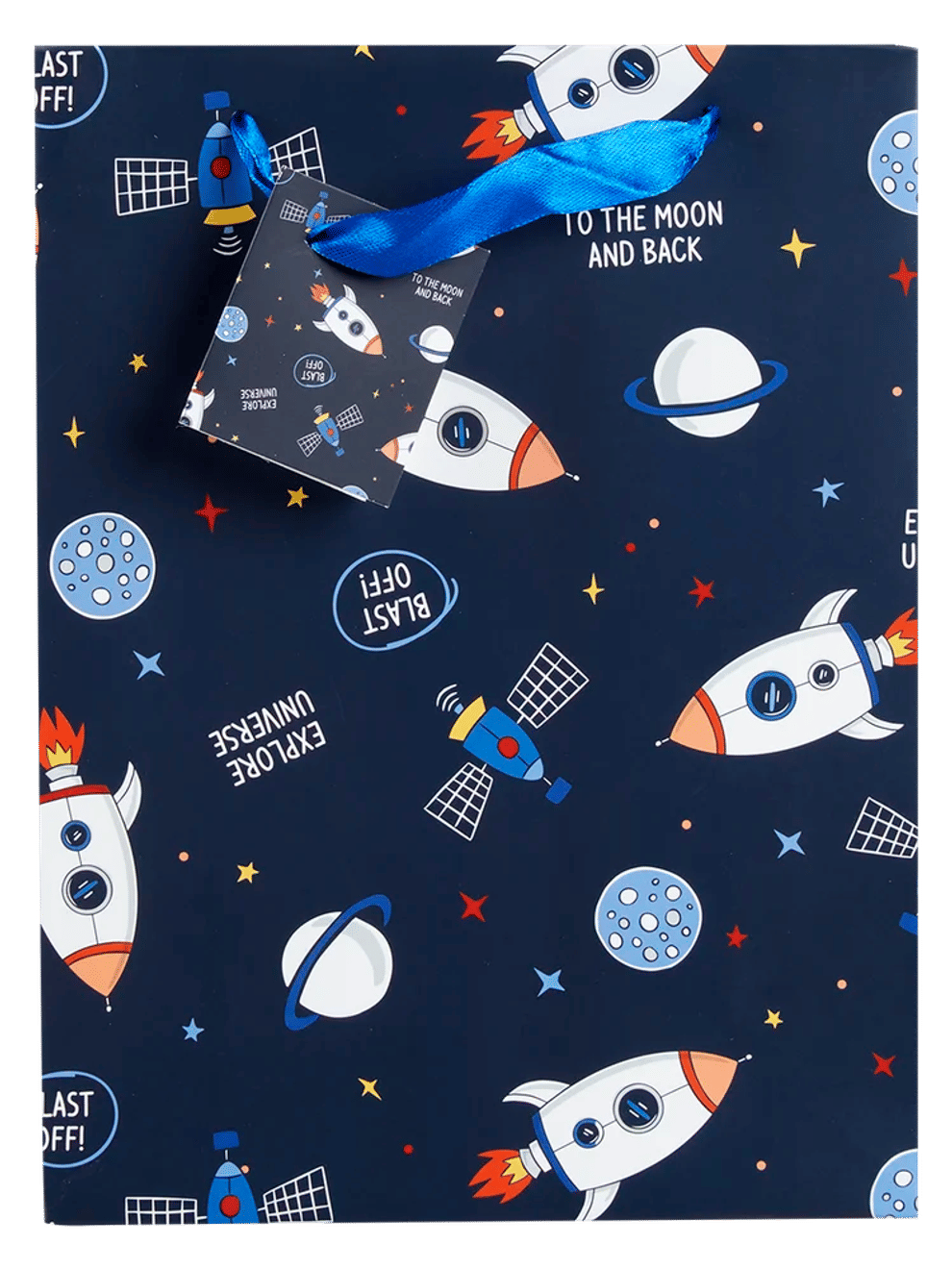 Extra Large Space Themed Paper Gift Bag (1)