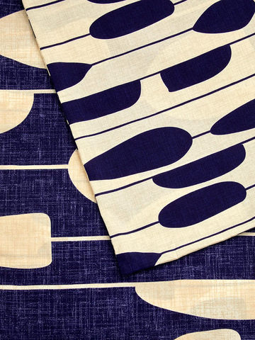 King Bed Microfibre Duvet Cover with Abstract Pattern