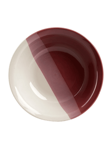 Two Tone Ceramic Serving Bowl