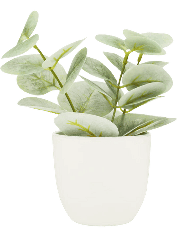 White Artificial Pot Plant
