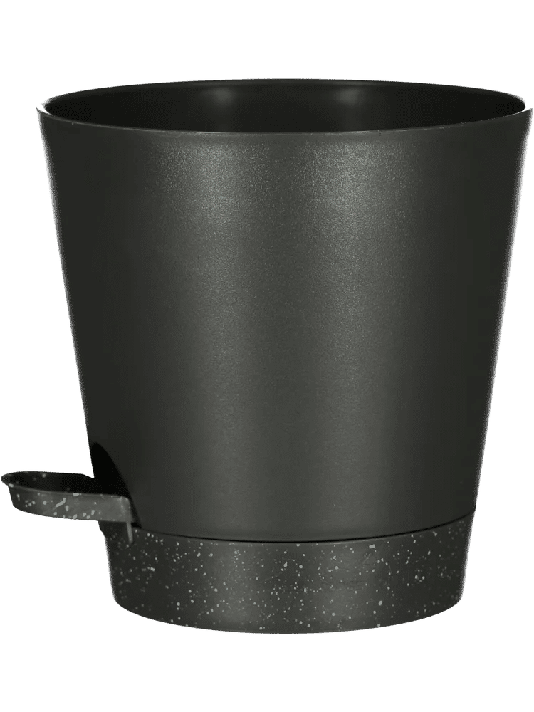 Dark Self Watering Flower Pot (3)