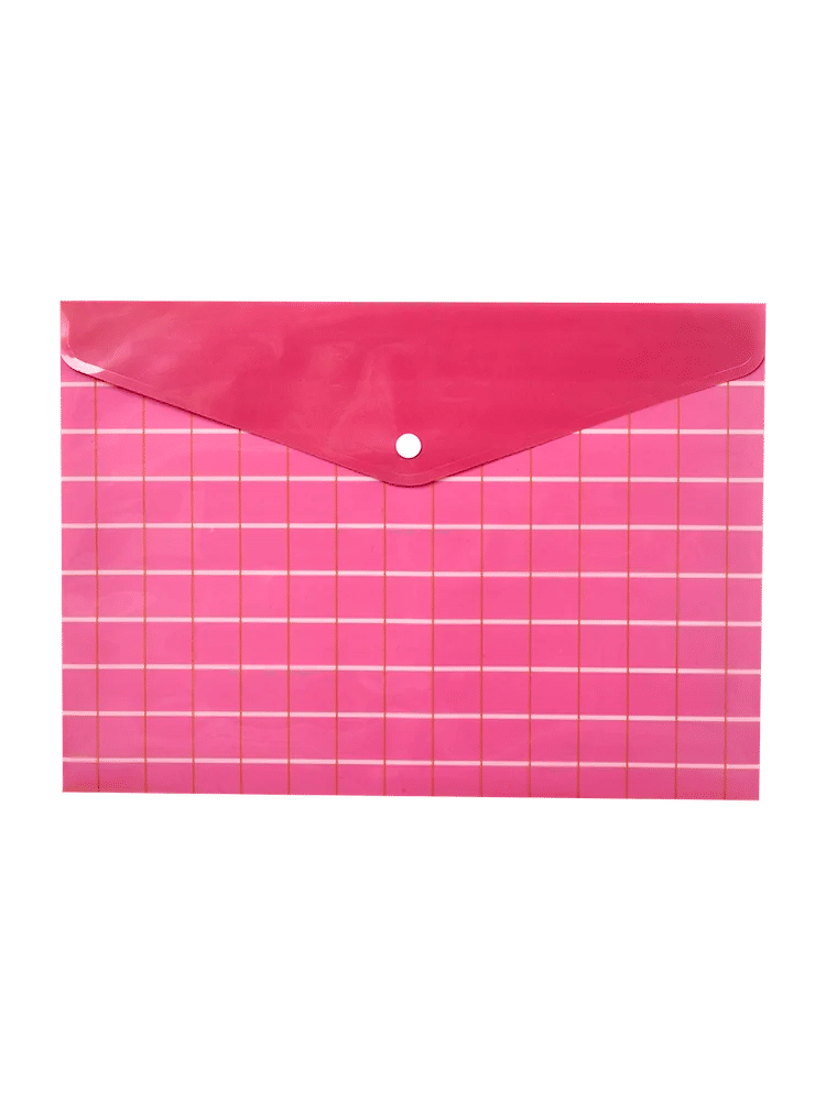 A4 Pink Document Holder