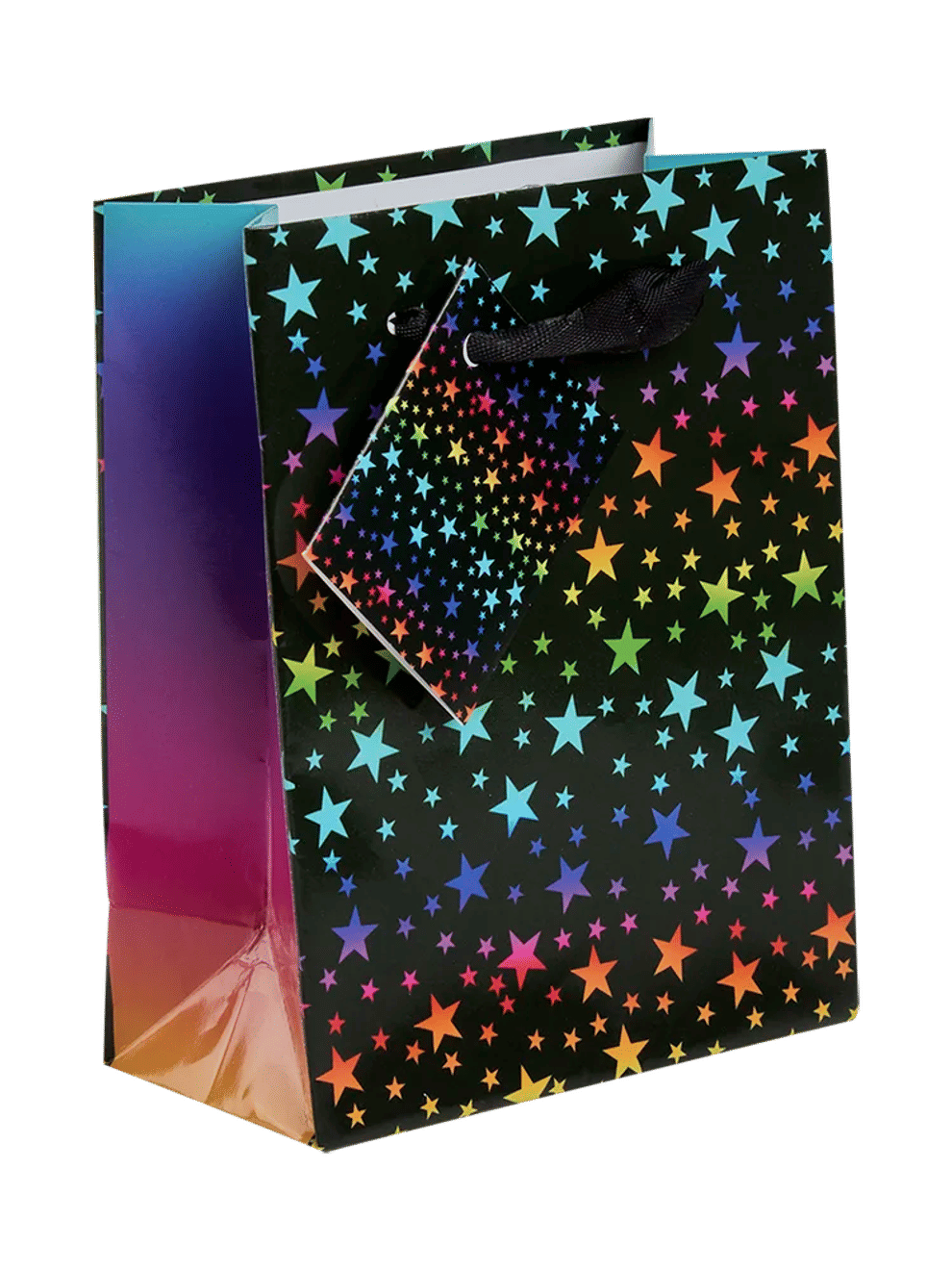 Black Rainbow Star Gift Bag (4)