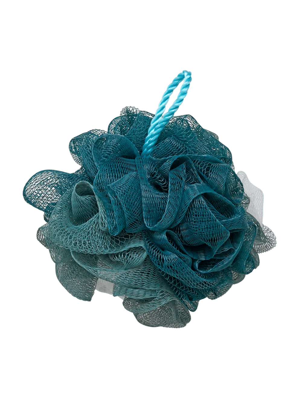Multicolor Mesh Shower Sponge with Hanging Loop (2)