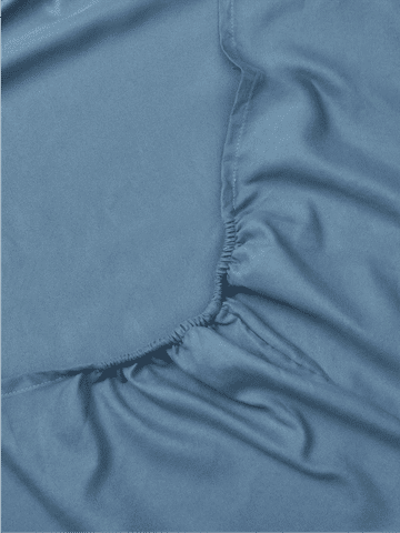 King Bed Blue Fitted Sheet