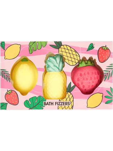 Trio Fruit Bath Fizzers