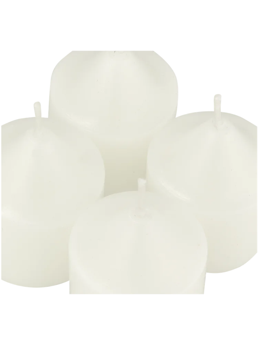White Wax Votive Candles 4 Pack (2)