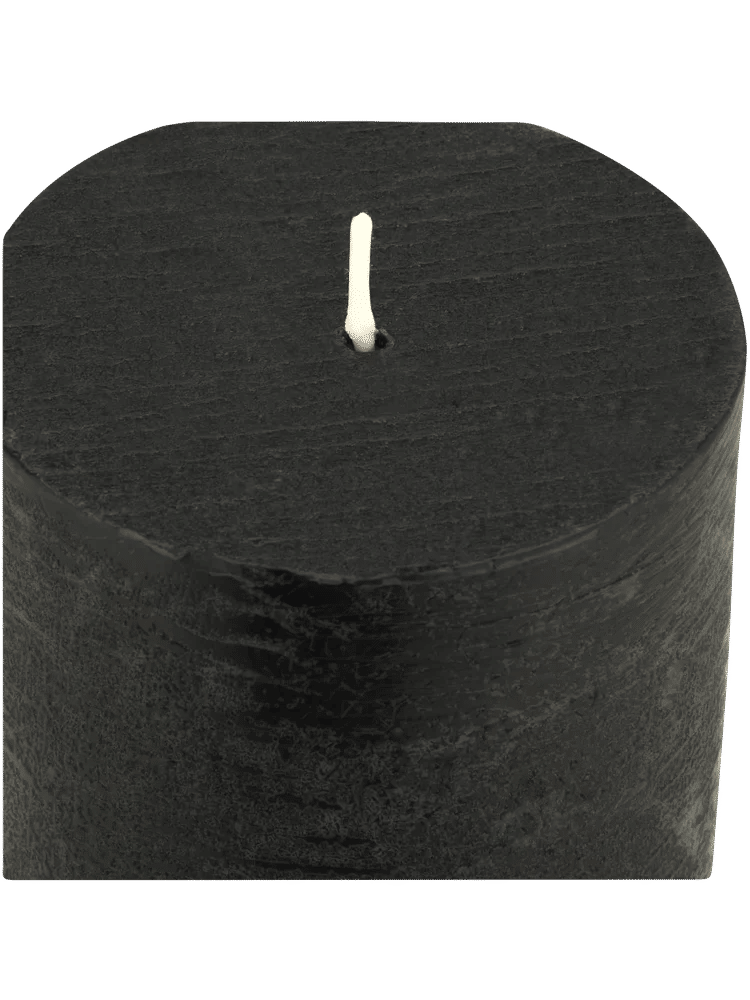 Large Black Pillar Candle (1)