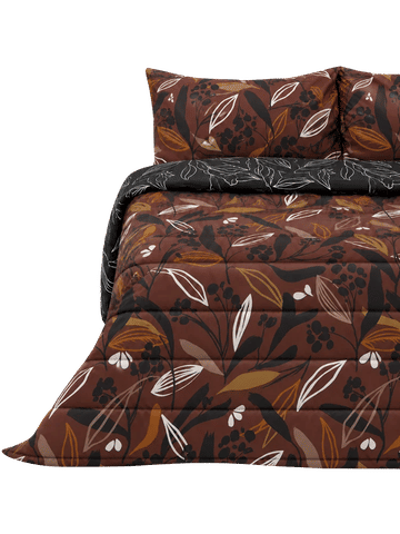 Double Bed Botanical Print Comforter