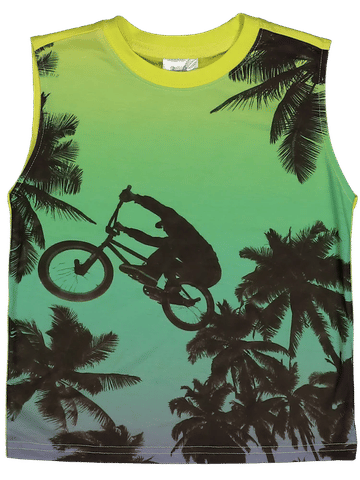 Green Graphic Vest
