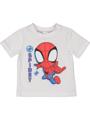 White Spiderman T-Shirt