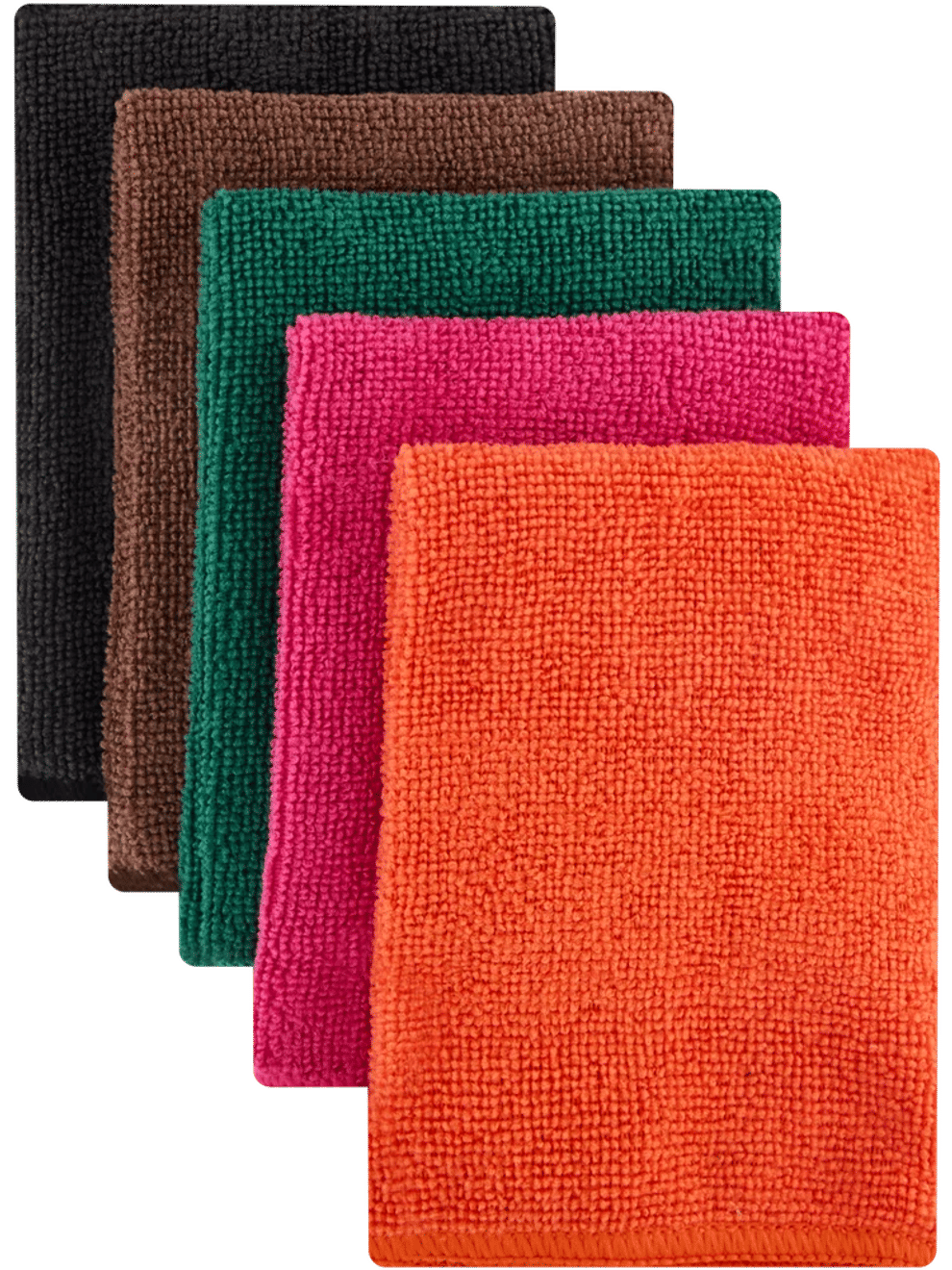 5 Pack Assorted Microfibre Cloths (1)