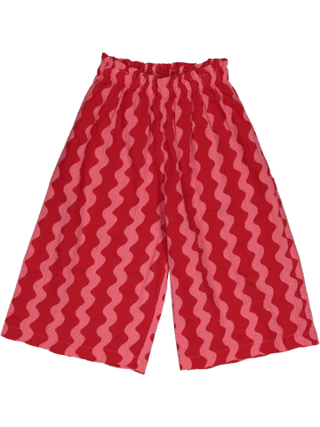 Red Wide Leg Pants