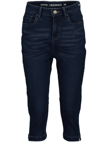 Blue Capri Denim Pants