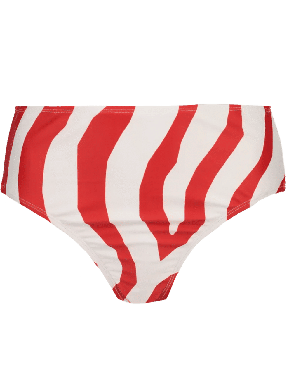 Red And White  Swimsuit Top (2)