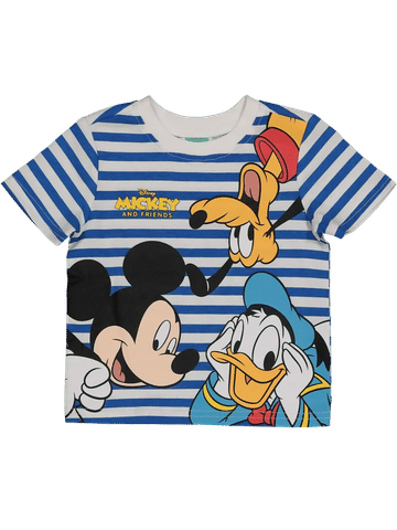 Mickey And Friends Striped T-Shirt