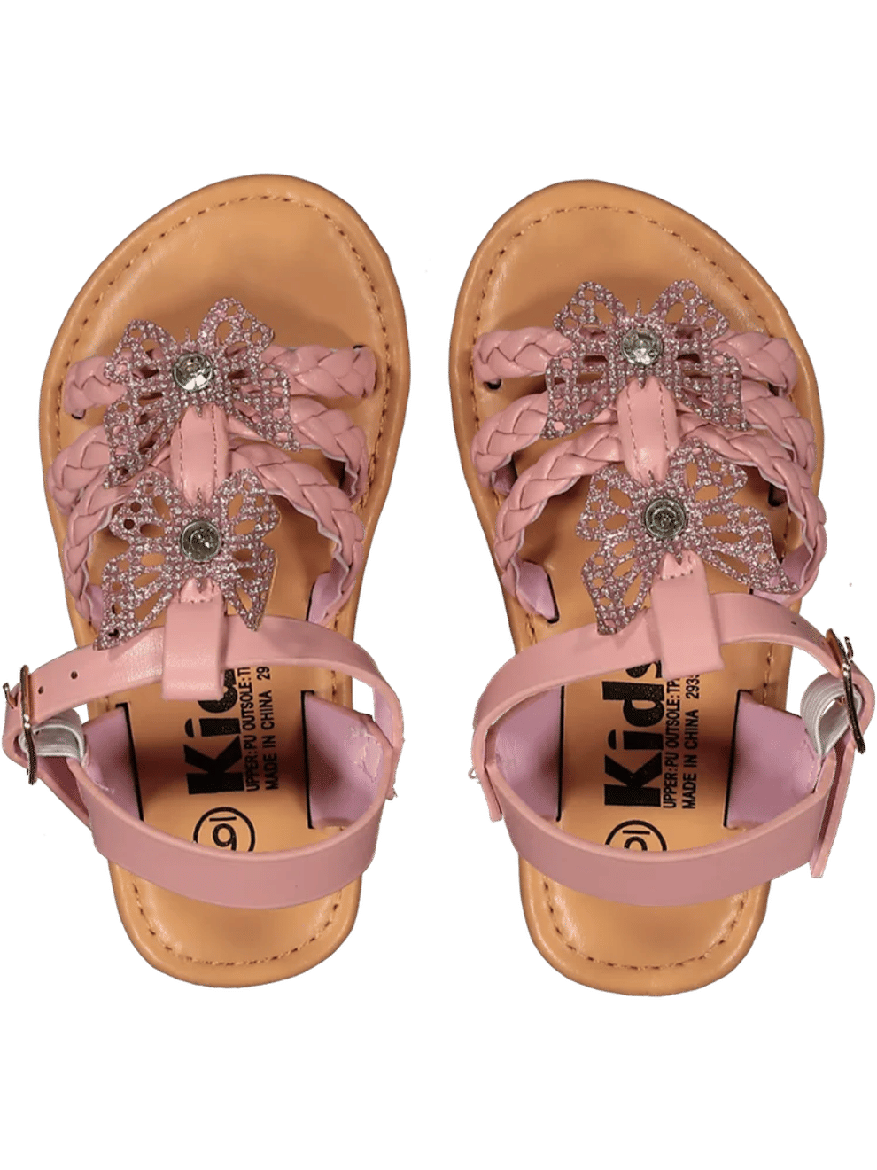 Sparkle Butterfly Strap Sandals