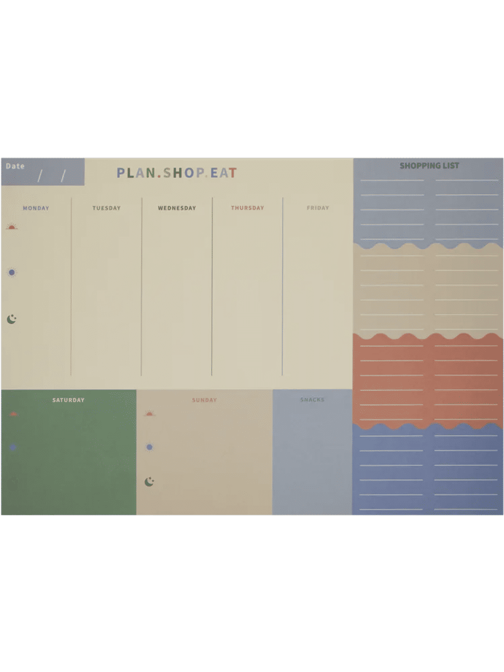 Colourful Weekly Planner