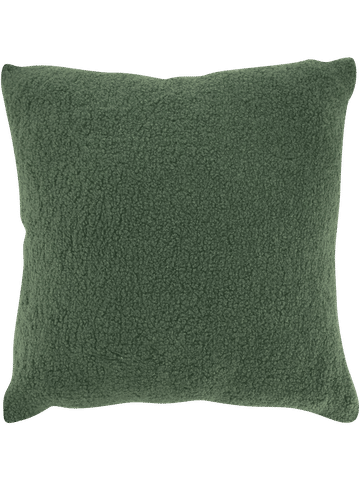 Green Boucle Wool Scatter Cushion 50X50Cm